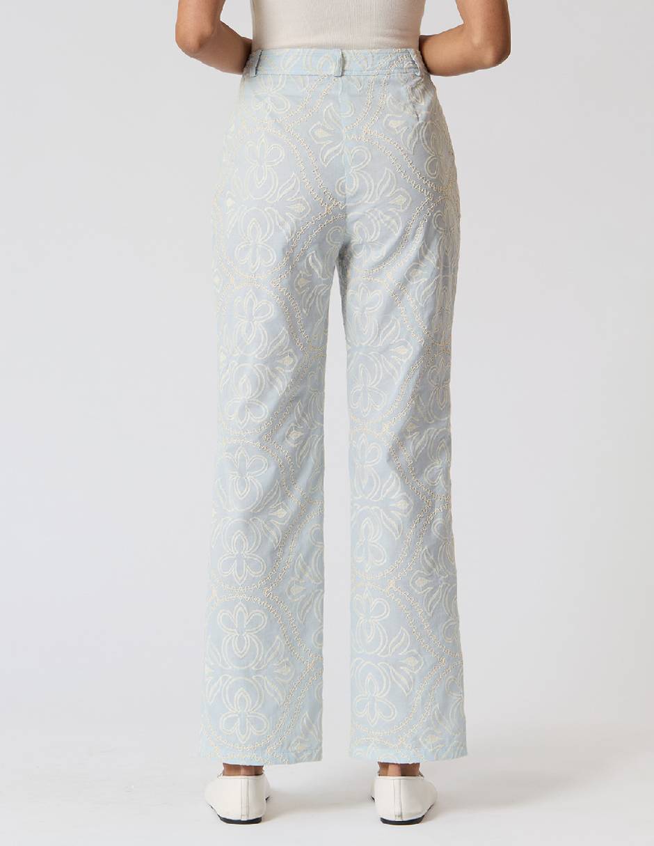 Pantalón regular regular para mujer